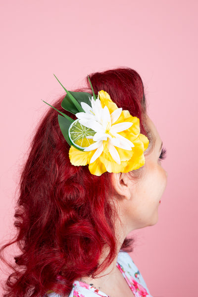 Hiuskukka Lime Twist L-Veronica's Flowers-Miss Windy Shop