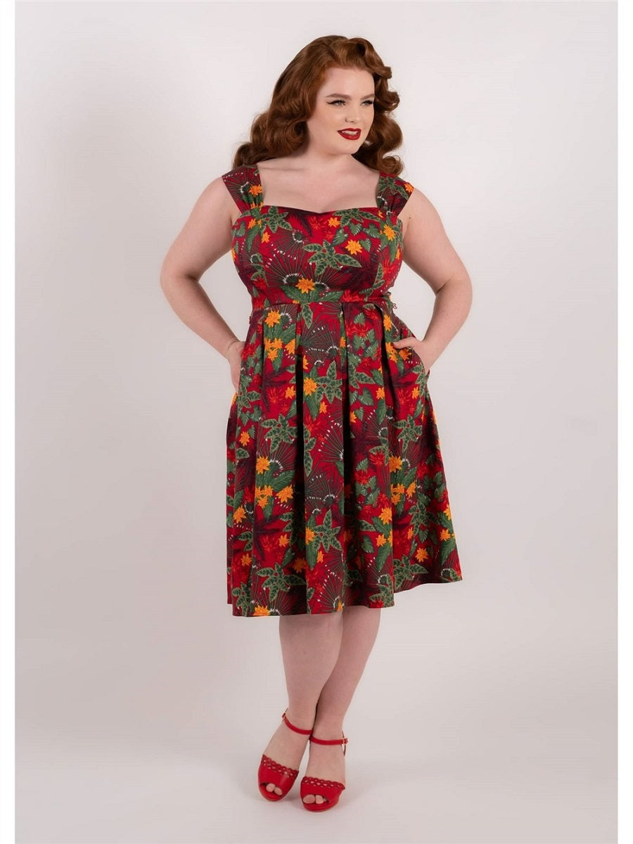 Jill Jungle Floral Kellomekko-Collectif-Miss Windy Shop