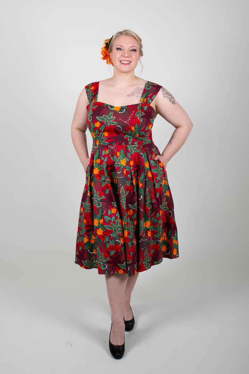 Jill Jungle Floral Kellomekko-Collectif-Miss Windy Shop