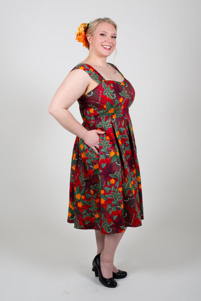 Jill Jungle Floral Kellomekko-Collectif-Miss Windy Shop