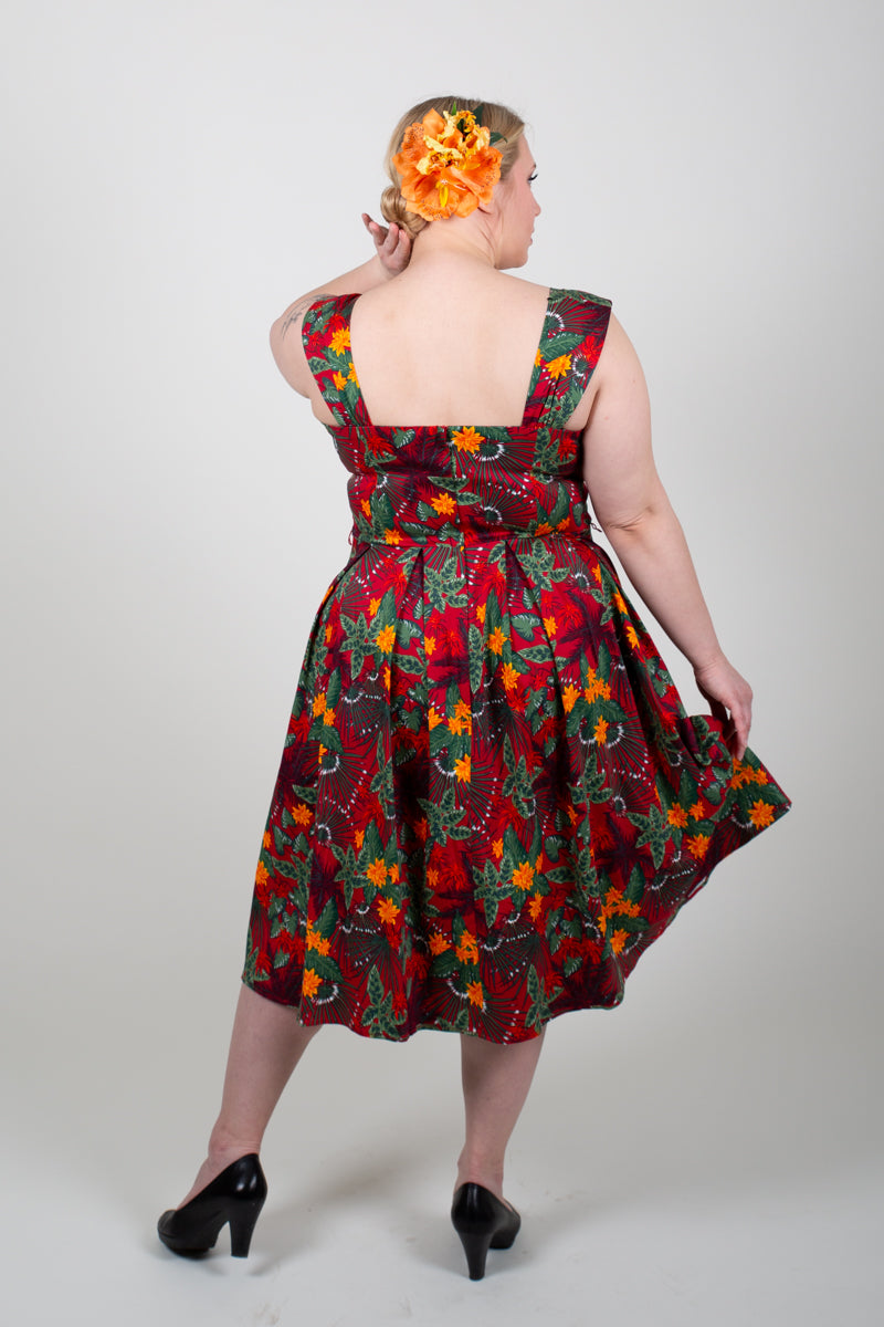 Jill Jungle Floral Kellomekko-Collectif-Miss Windy Shop