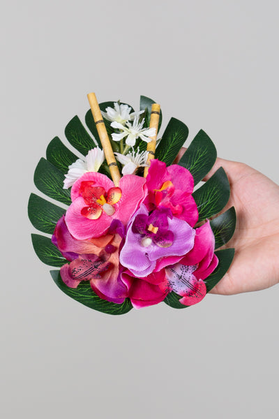 Hiuskukka Pink Tiki Style L-Veronica's Flowers-Miss Windy Shop