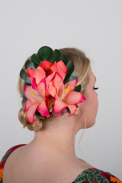 Hiuskukka Pink Passion L-Veronica's Flowers-Miss Windy Shop