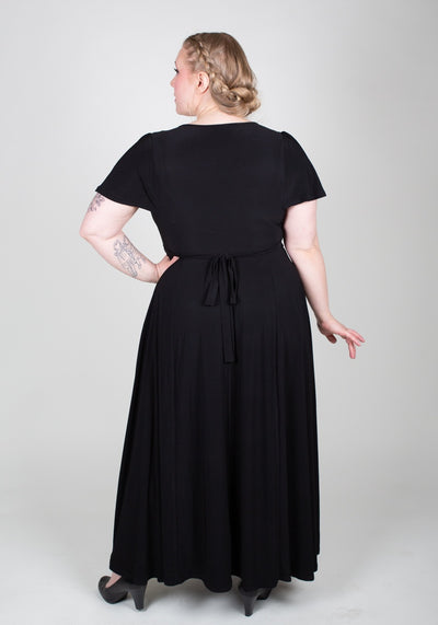 Lyra Black Maxi Maksimekko-Lady Vintage-Miss Windy Shop