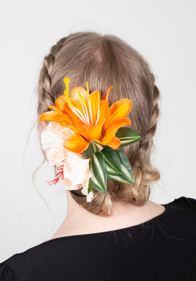 Hiuskukka Cute Orange S-Veronica's Flowers-Miss Windy Shop