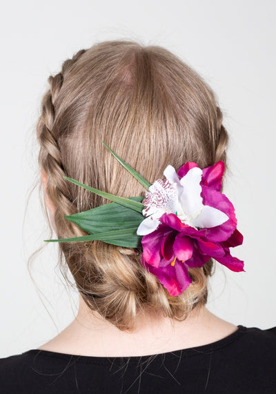 Hiuskukka Cute Purple S-Veronica's Flowers-Miss Windy Shop