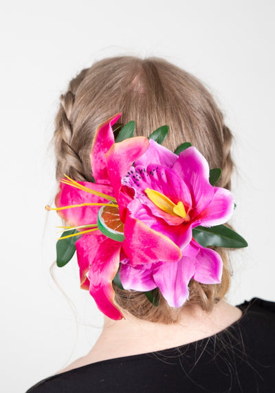 Hiuskukka Lime Twist L-Veronica's Flowers-Miss Windy Shop