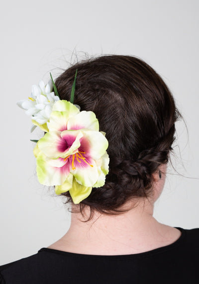 Hiuskukka White Summer Haze M-Veronica's Flowers-Miss Windy Shop