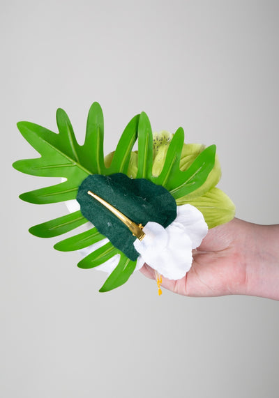 Hiuskukka Green & White M-Veronica's Flowers-Miss Windy Shop