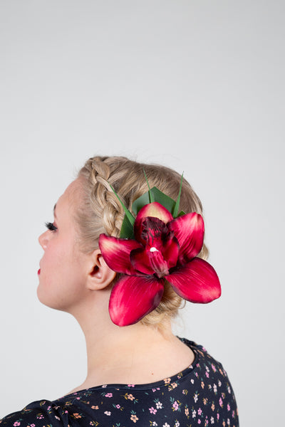 Hiuskukka Red Passion M-Veronica's Flowers-Miss Windy Shop