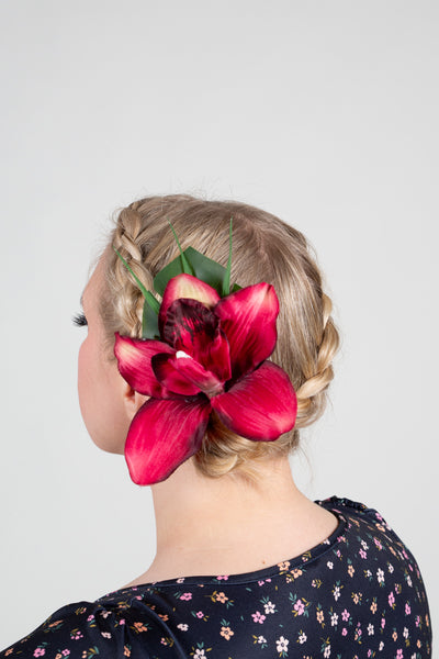 Hiuskukka Red Passion M-Veronica's Flowers-Miss Windy Shop