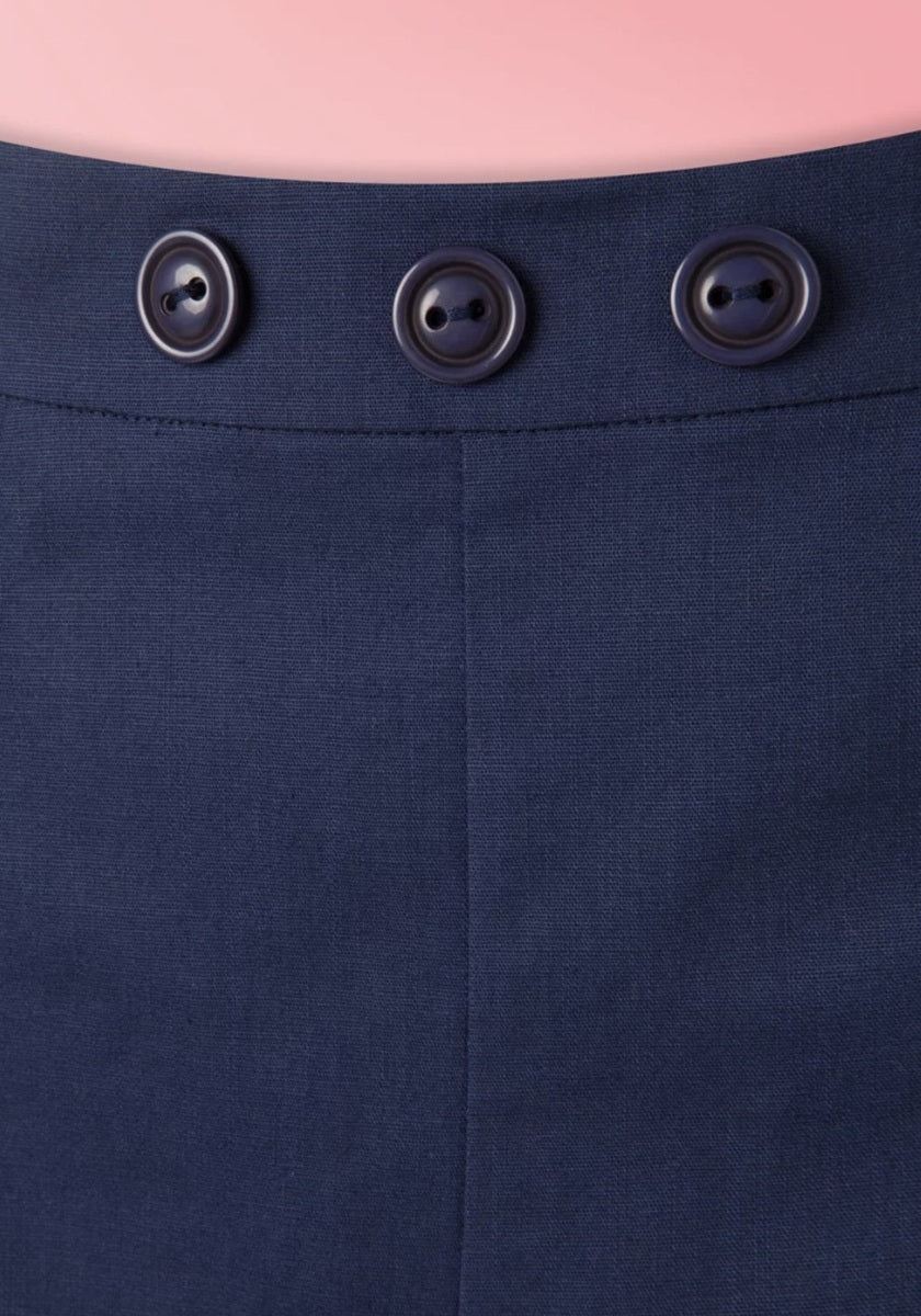 Talis Navy Shortsit-Collectif-Miss Windy Shop