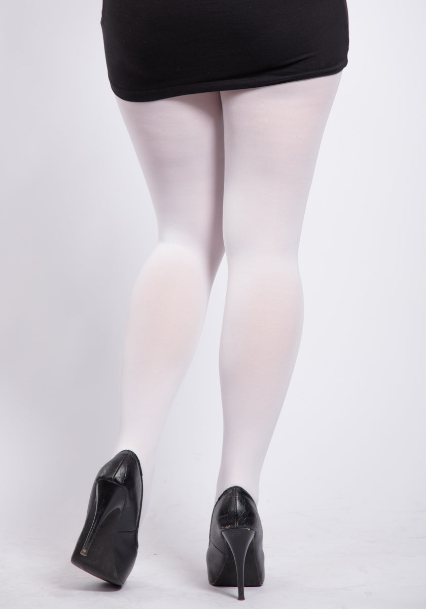 80 Denier White Sukkahousut-Pamela Mann-Miss Windy Shop