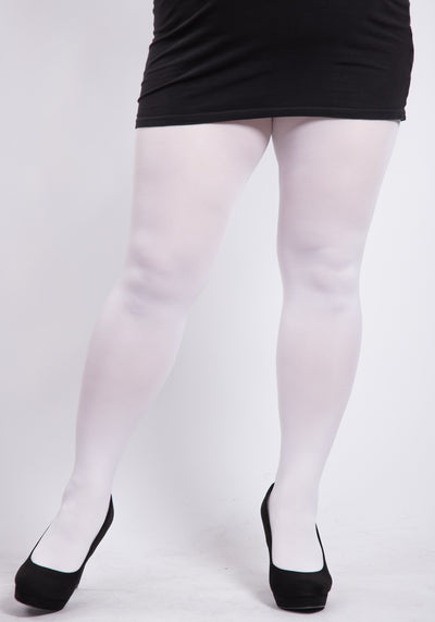 80 Denier White Sukkahousut-Pamela Mann-Miss Windy Shop
