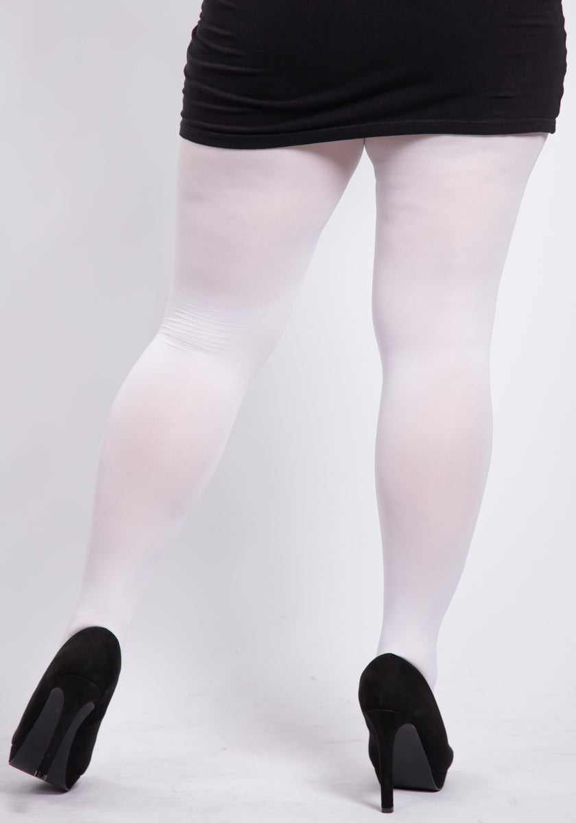 80 Denier White Sukkahousut-Pamela Mann-Miss Windy Shop