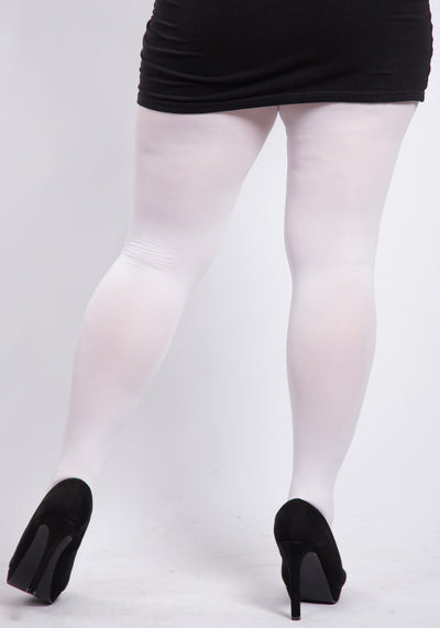 80 Denier White Sukkahousut-Pamela Mann-Miss Windy Shop