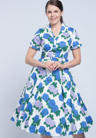 Caterina White Hortensia Vintage Paitamekko-Collectif-Miss Windy Shop