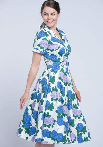 Caterina White Hortensia Vintage Paitamekko-Collectif-Miss Windy Shop