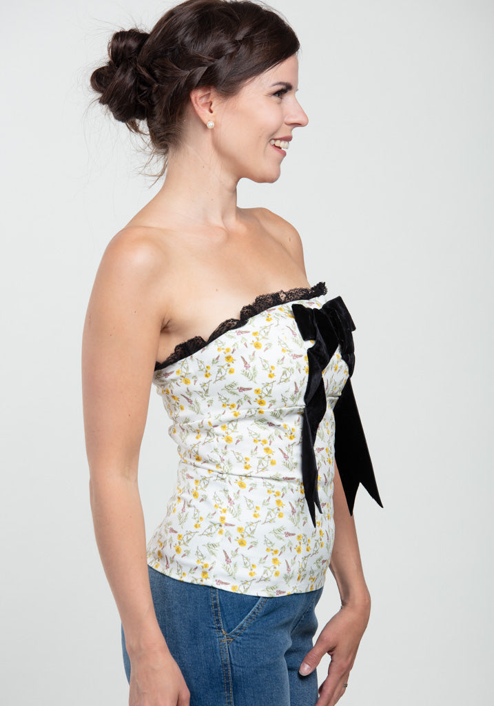 Orla Field Floral Bodice Toppi-Collectif-Miss Windy Shop
