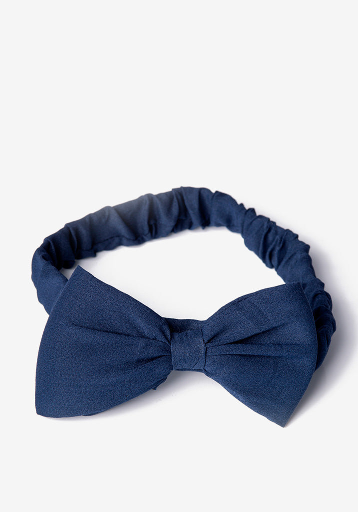 Dionne Navy Bow Hiuspanta-Banned-Miss Windy Shop