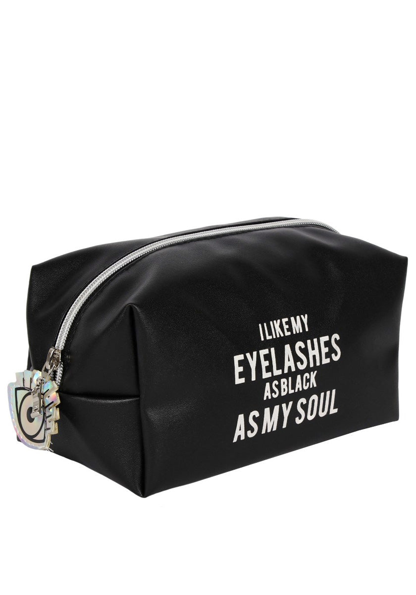 As Black As My Soul Meikkilaukku-Something Different-Miss Windy Shop