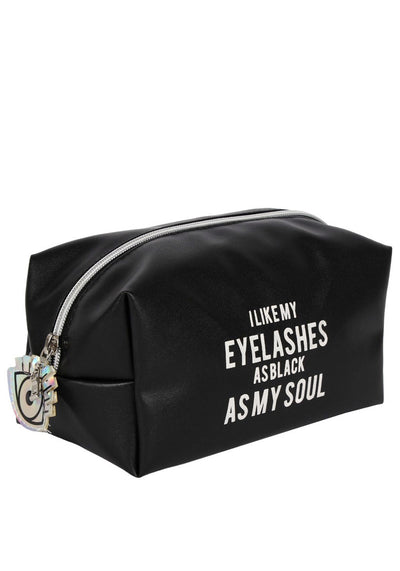As Black As My Soul Meikkilaukku-Something Different-Miss Windy Shop