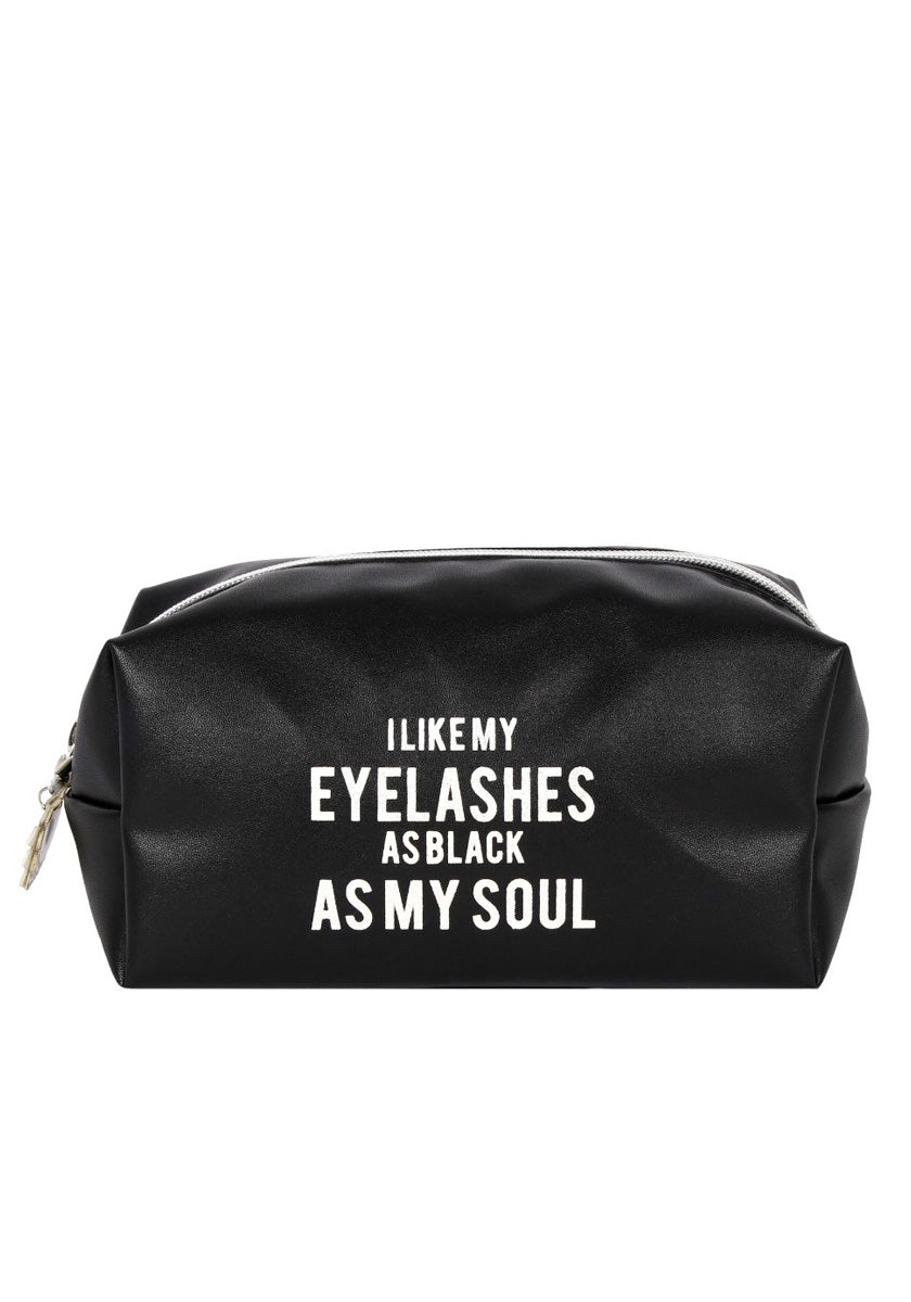 As Black As My Soul Meikkilaukku-Something Different-Miss Windy Shop
