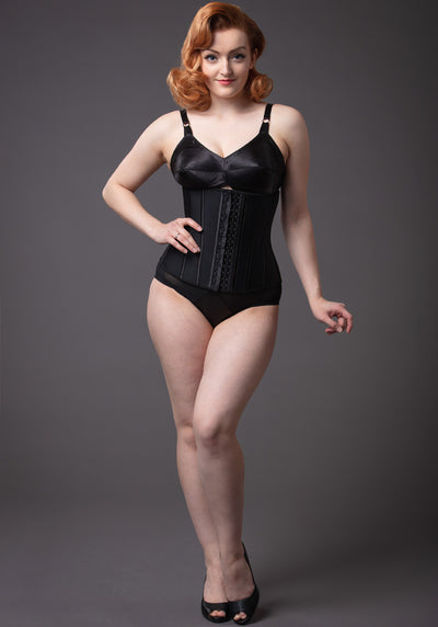 Black Underbust Korsetti-Corset Story-Miss Windy Shop