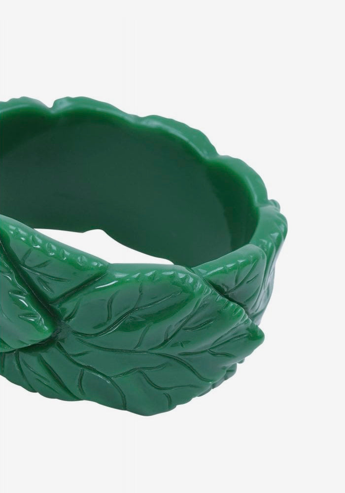Carrie Green Leaves Bangle Rannekoru-Collectif-Miss Windy Shop