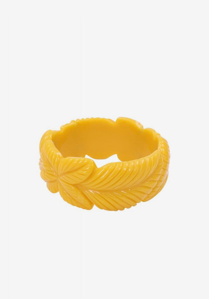 Carrie Yellow Leaves Bangle Rannekoru