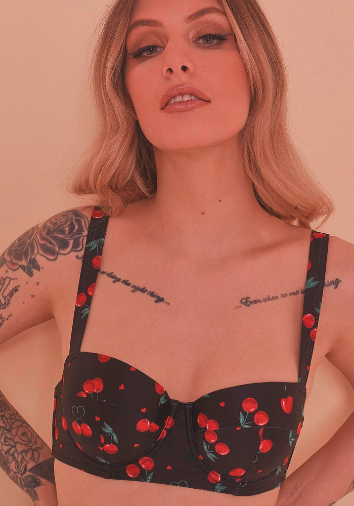 Cherry Love Balcony Bikinit-Collectif-Miss Windy Shop