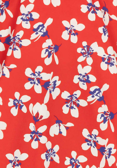 Florence Persian Red Flowers Paitamekko-Lady Vintage-Miss Windy Shop