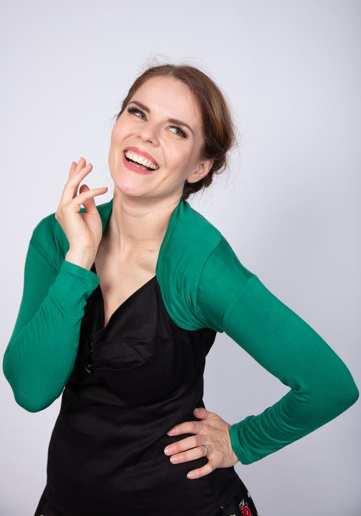 Forest green bolero on sale