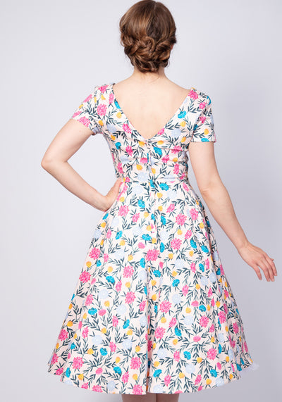 Maria Floral Whimsy Swing Kellomekko-Collectif-Miss Windy Shop