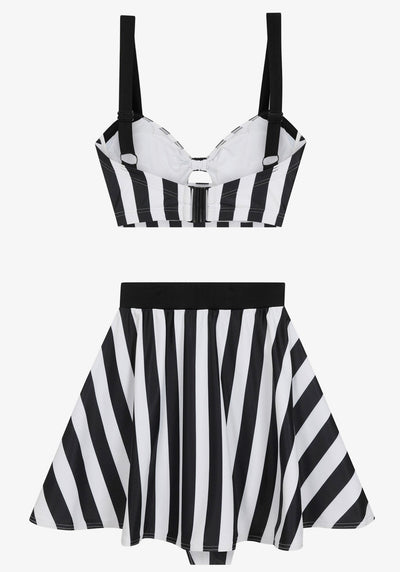 Beetle Stripe Knot Bikinit-Collectif-Miss Windy Shop